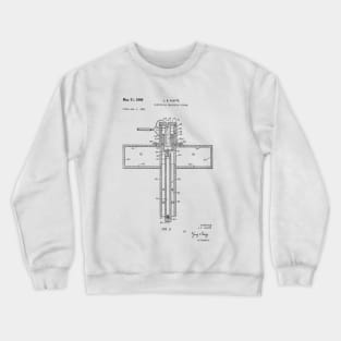 Electrical Measuring System Vintage Patent Hand Drawing Crewneck Sweatshirt